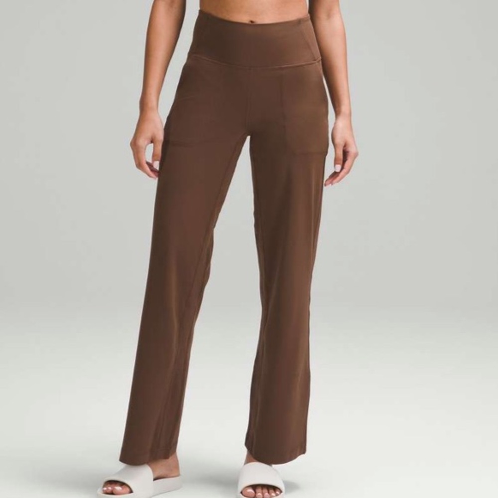 Lululemon Align High-Rise Wide-Leg Pant 31" Java Size 4